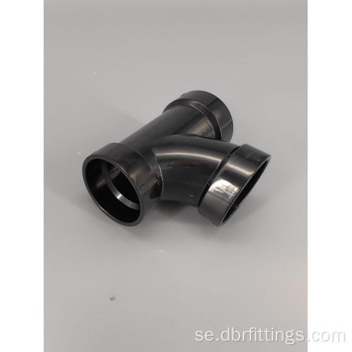 ABS Fittings Sanitary Tee för DIY Home